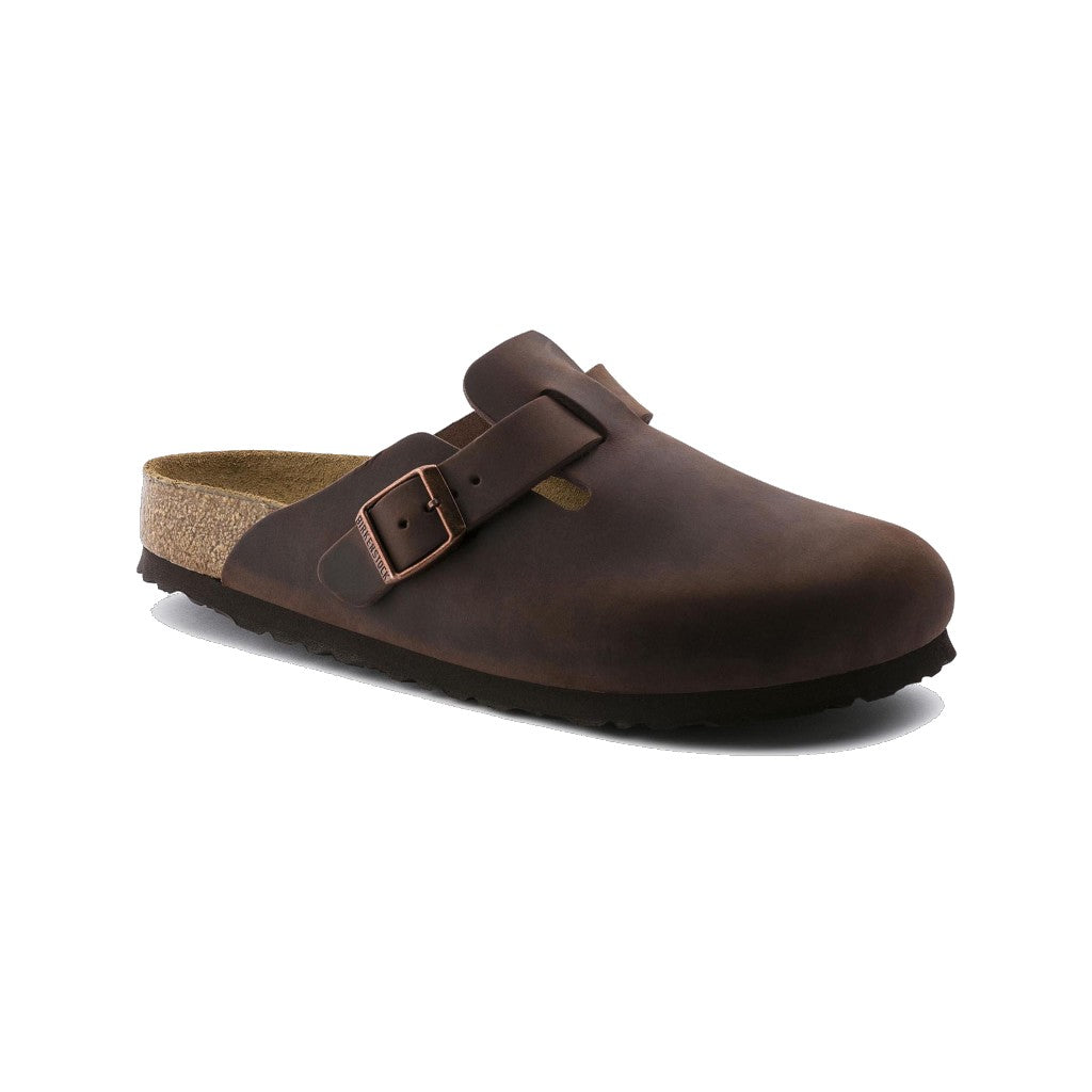 BIRKENSTOCK BOSTON SOFT FOOTBED OILED LEATHER MEN R (REGULAR)