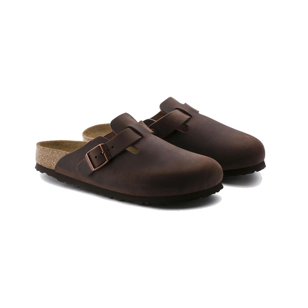 BIRKENSTOCK BOSTON SOFT FOOTBED OILED LEATHER MEN R (REGULAR)