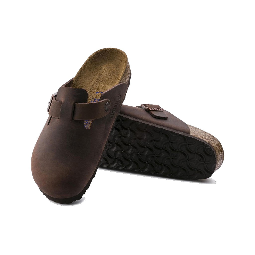 BIRKENSTOCK BOSTON SOFT FOOTBED OILED LEATHER MEN R (REGULAR)