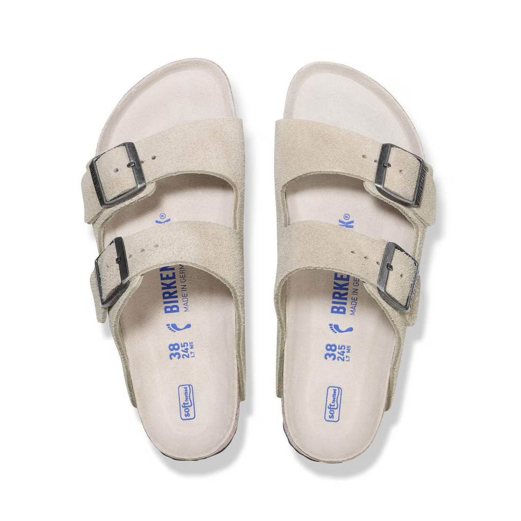BIRKENSTOCK ARIZONA SOFT FOOTBED SUEDE WOMEN N (NARROW)