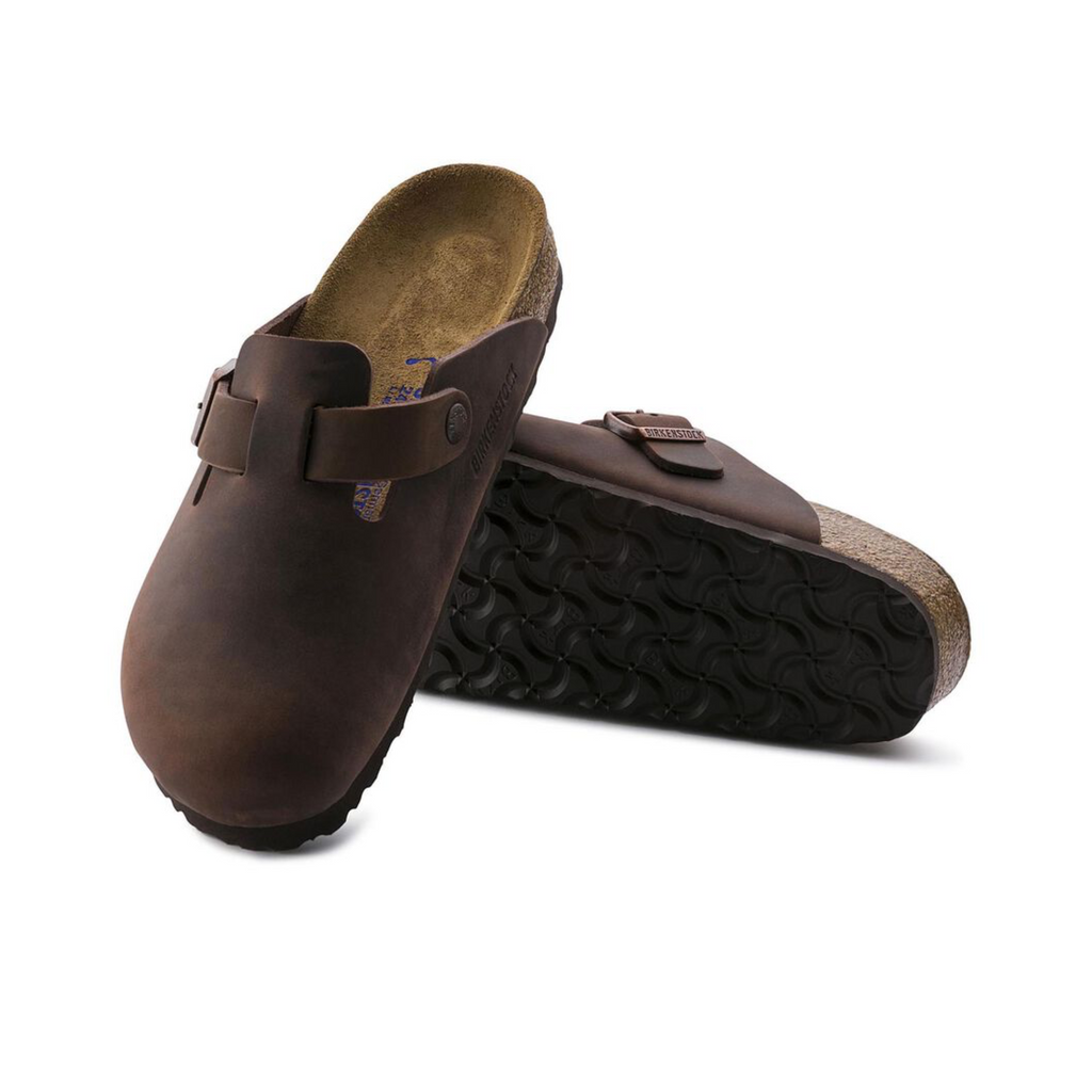 BIRKENSTOCK BOSTON SOFT FOOTBED OILED LEATHER WOMEN N (NARROW)