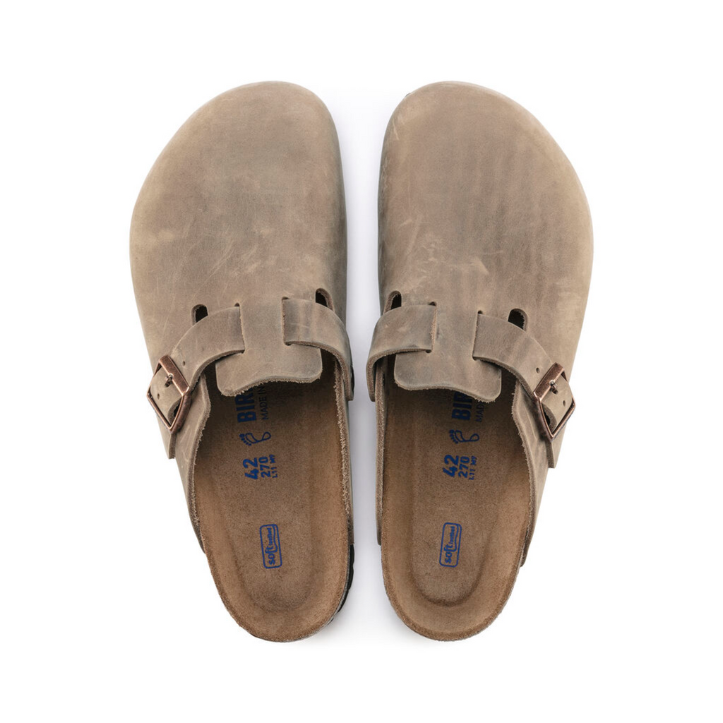 BIRKENSTOCK BOSTON SOFT FOOTBED OILED LEATHER WOMEN N (NARROW)