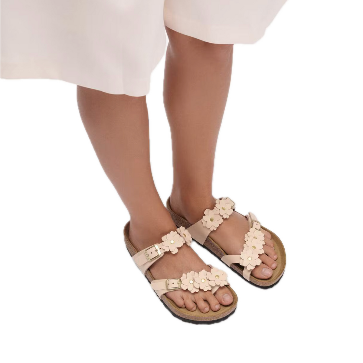 BIRKENSTOCK MAYARI FLOWERS HARD FOOTBED WOMEN