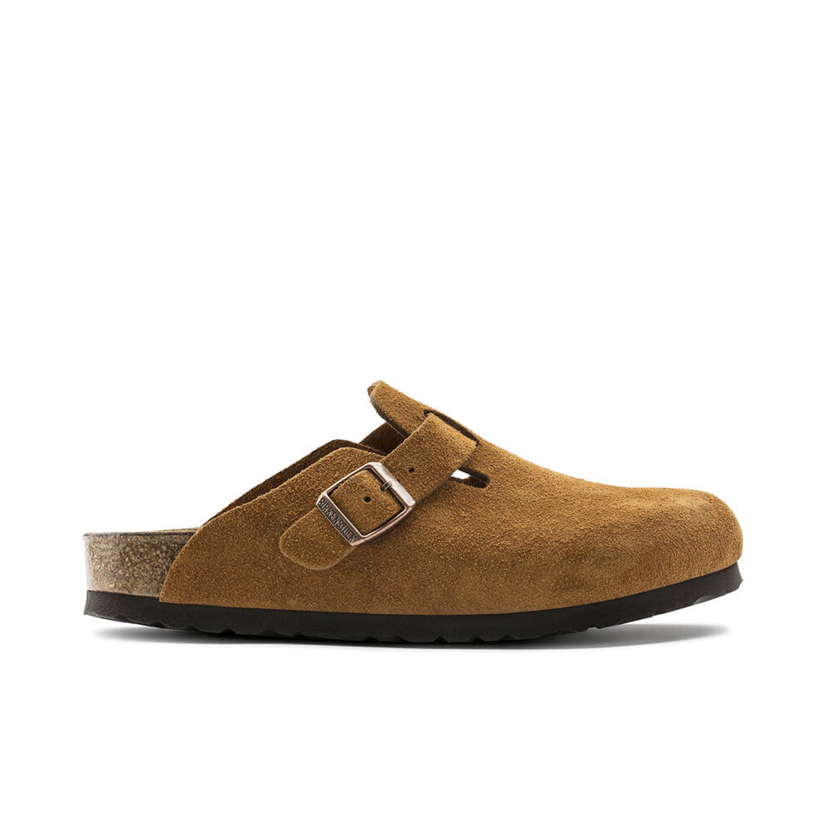 BIRKENSTOCK BOSTON SUEDE SOFT FOOTBED MEN R(REGULAR)
