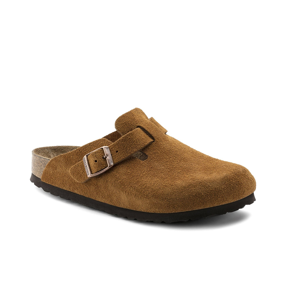 BIRKENSTOCK BOSTON SUEDE SOFT FOOTBED MEN R(REGULAR)