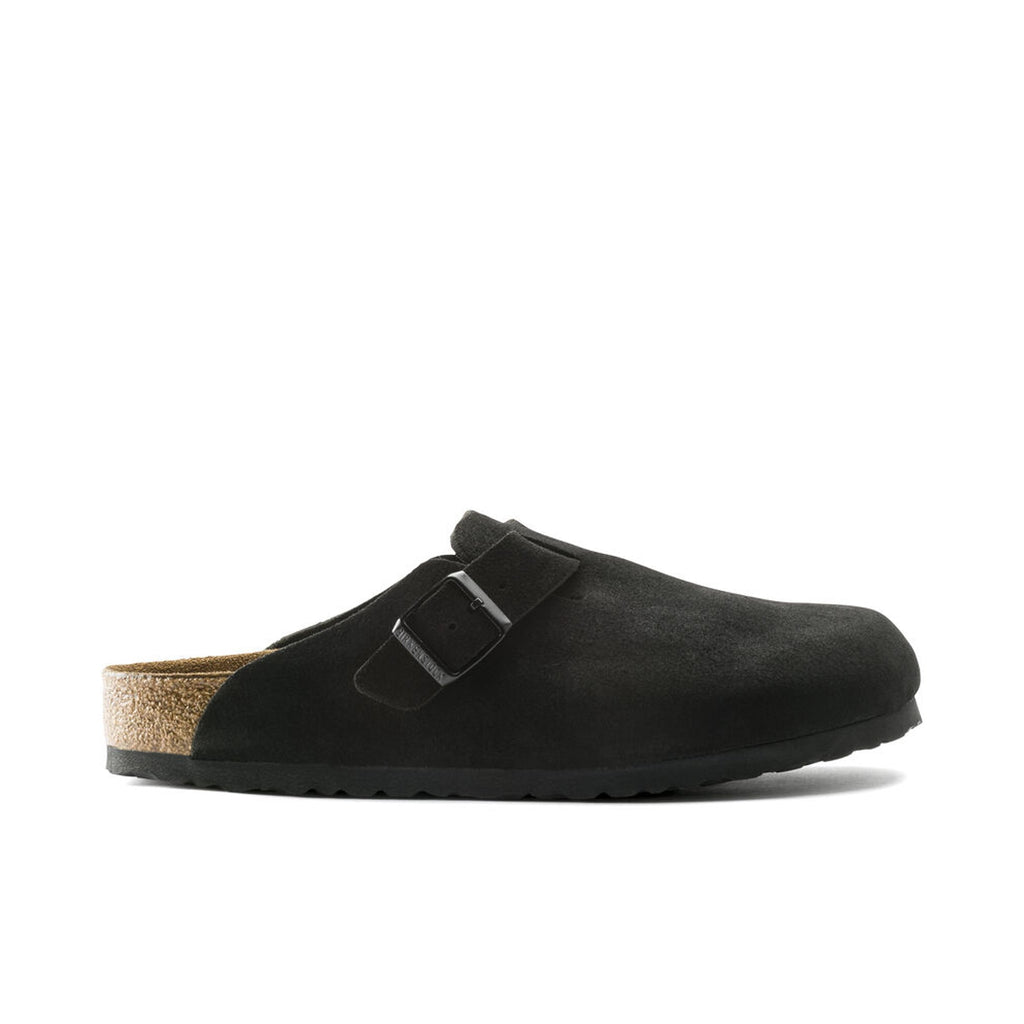 BIRKENSTOCK BOSTON SUEDE SOFT FOOTBED MEN R(REGULAR)