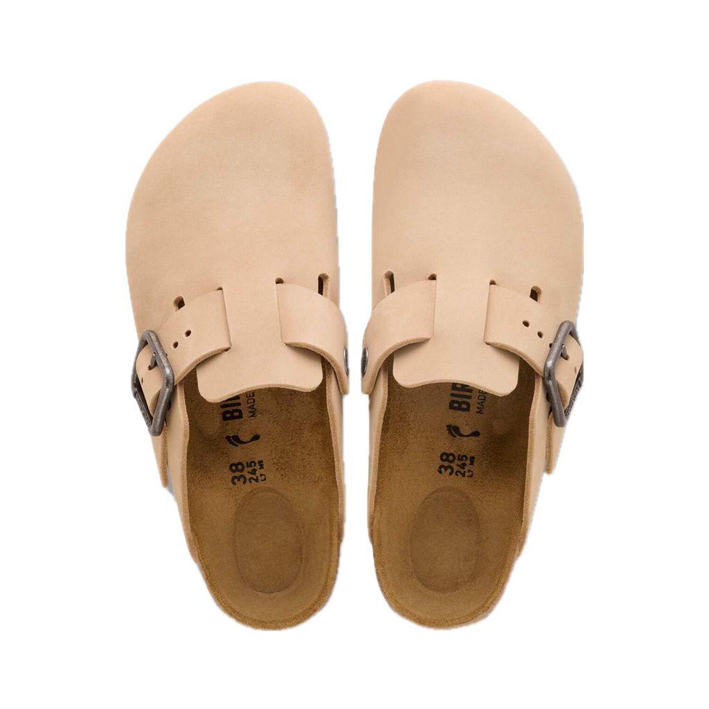 BIRKENSTOCK BOSTON WIRE BUCKLE NUBUCK LEATHER (REGULAR) MEN