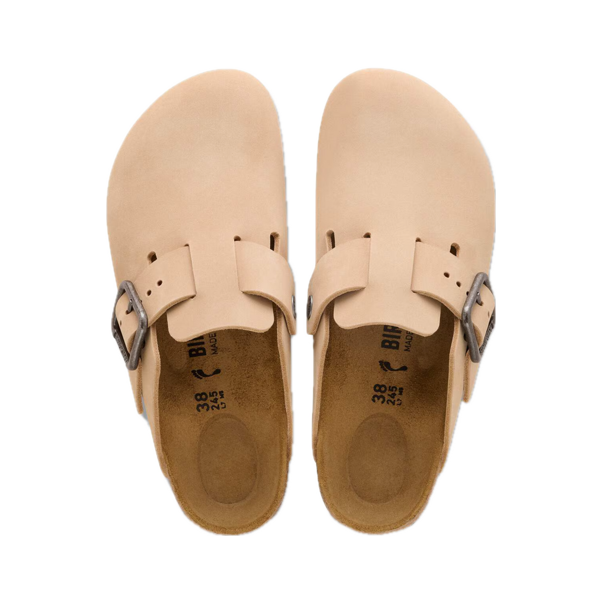 BIRKENSTOCK BOSTON WIRE BUCKLE NUBUCK LEATHER (REGULAR) MEN