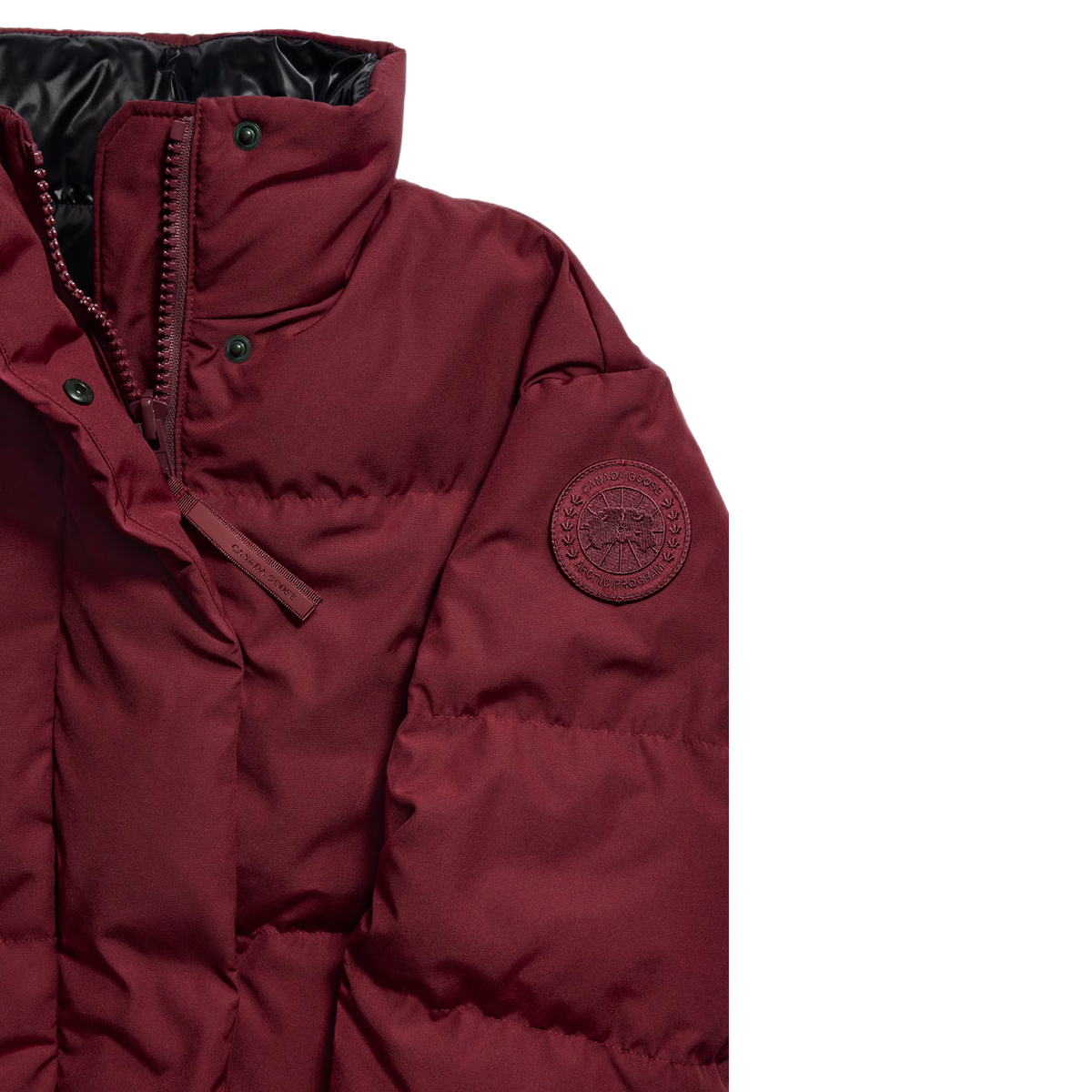 CANADA GOOSE GRANDVIEW CROPPED TONAL LABEL WOMEN