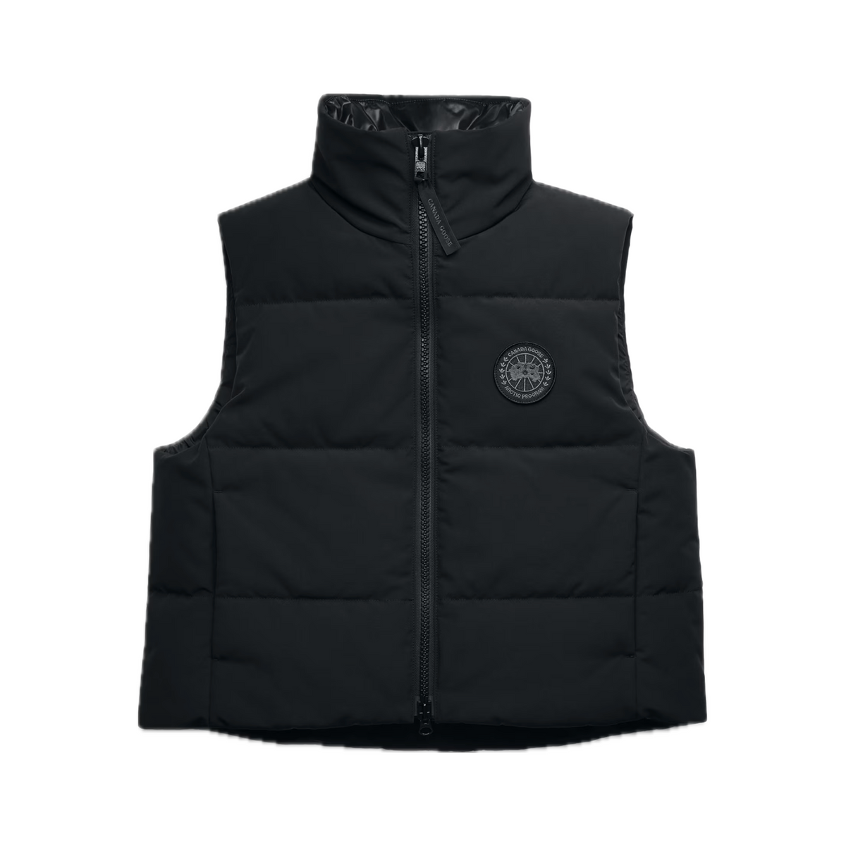 CANADA GOOSE GRANDVIEW CROPPED VEST BLACK LABEL WOMEN