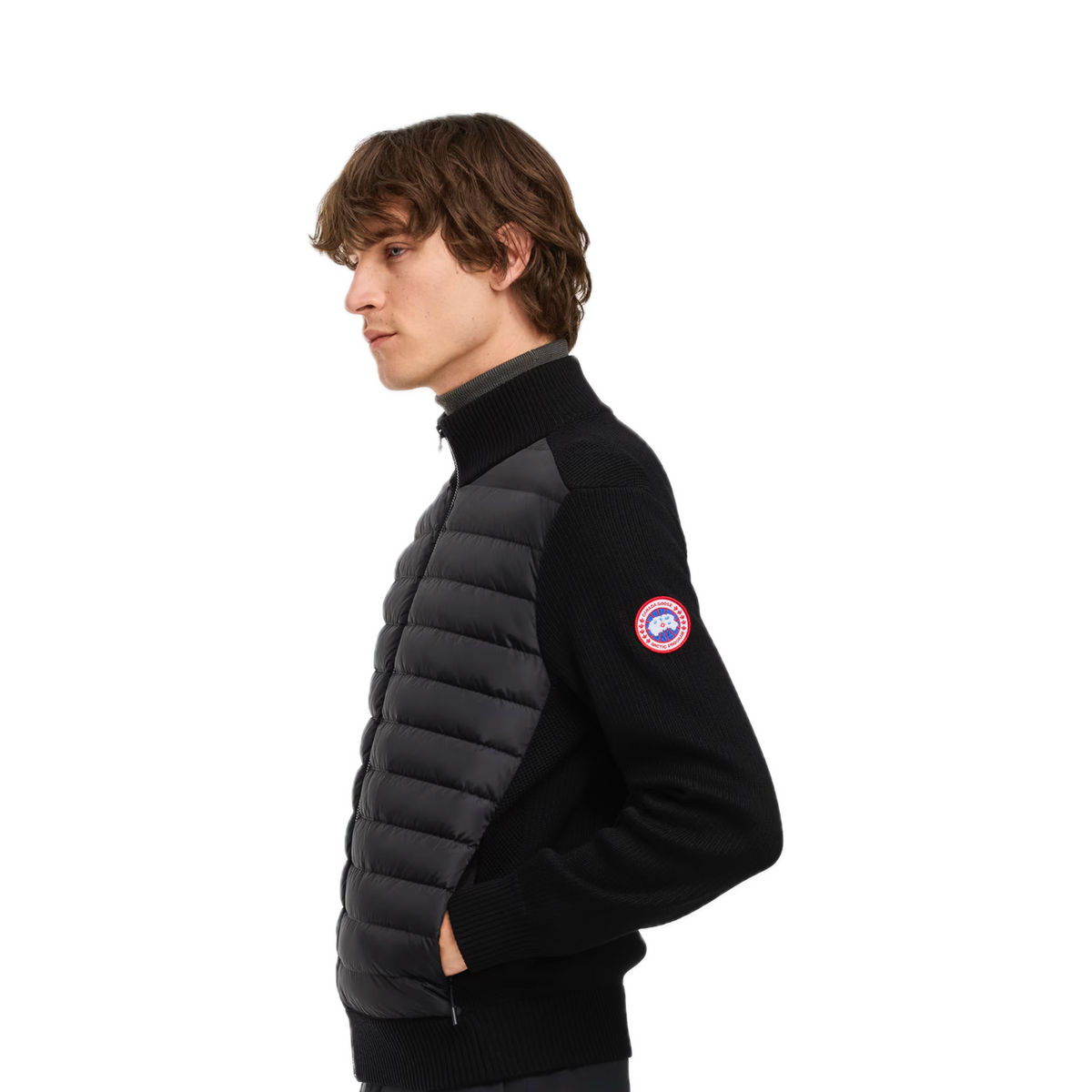 CANADA GOOSE HYBRIDGE KNIT JACKET RED LABEL MEN