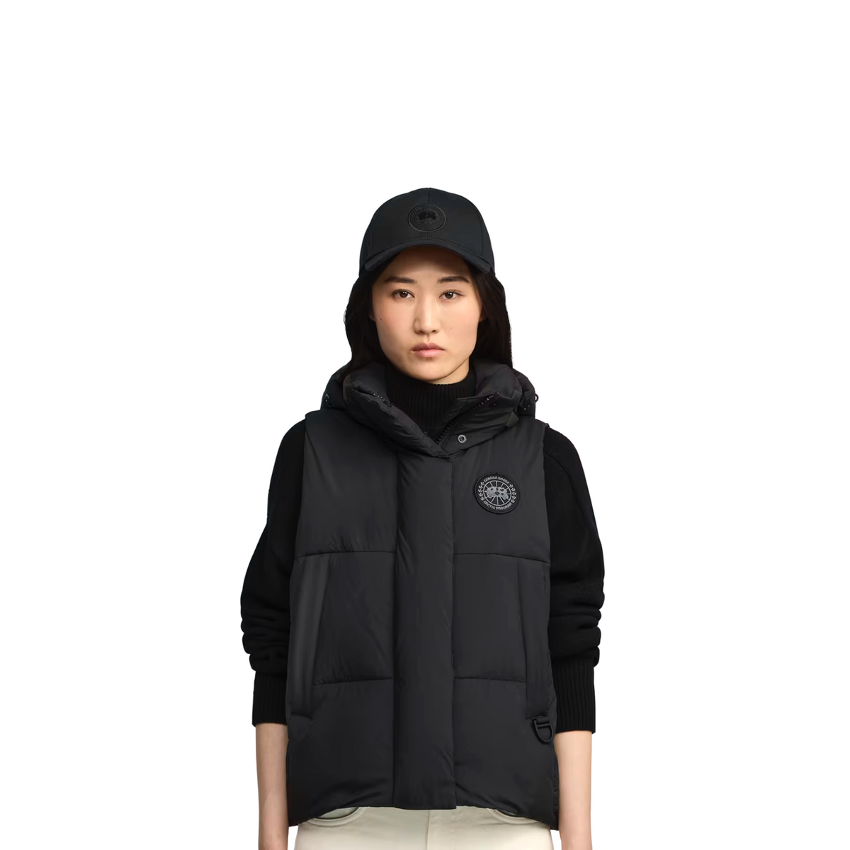 CANADA GOOSE JUNCTION PUFFER VEST BLACK LABEL WOMEN