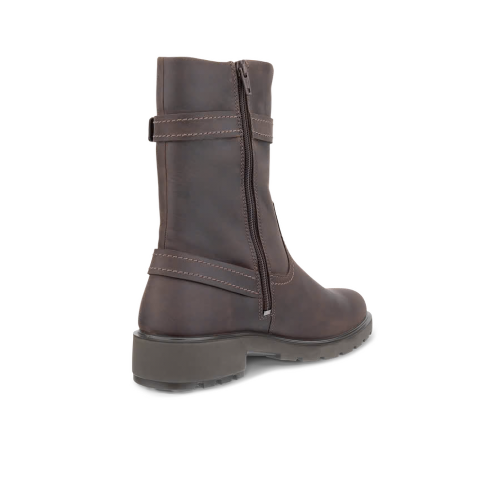 ECCO METROPOLE VIENNA OILED-NUBUCK BIKER BOOT WOMEN