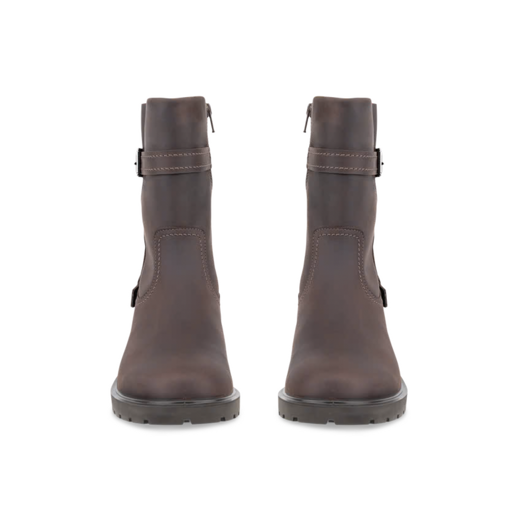 ECCO METROPOLE VIENNA OILED-NUBUCK BIKER BOOT WOMEN