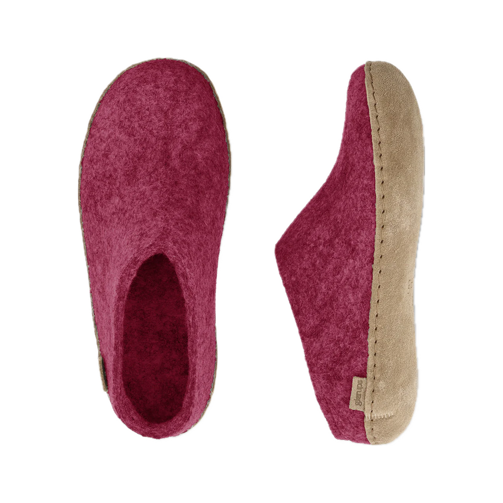 GLERUPS SLIP ON LEATHER SOLE UNISEX