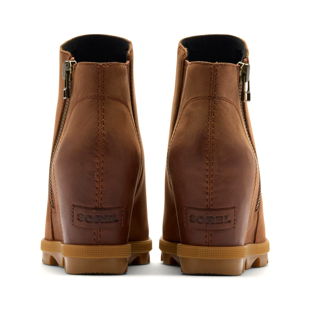 SOREL JOAN RHAPSODY ZIP WATERPROOF WEDGE BOOT WOMEN